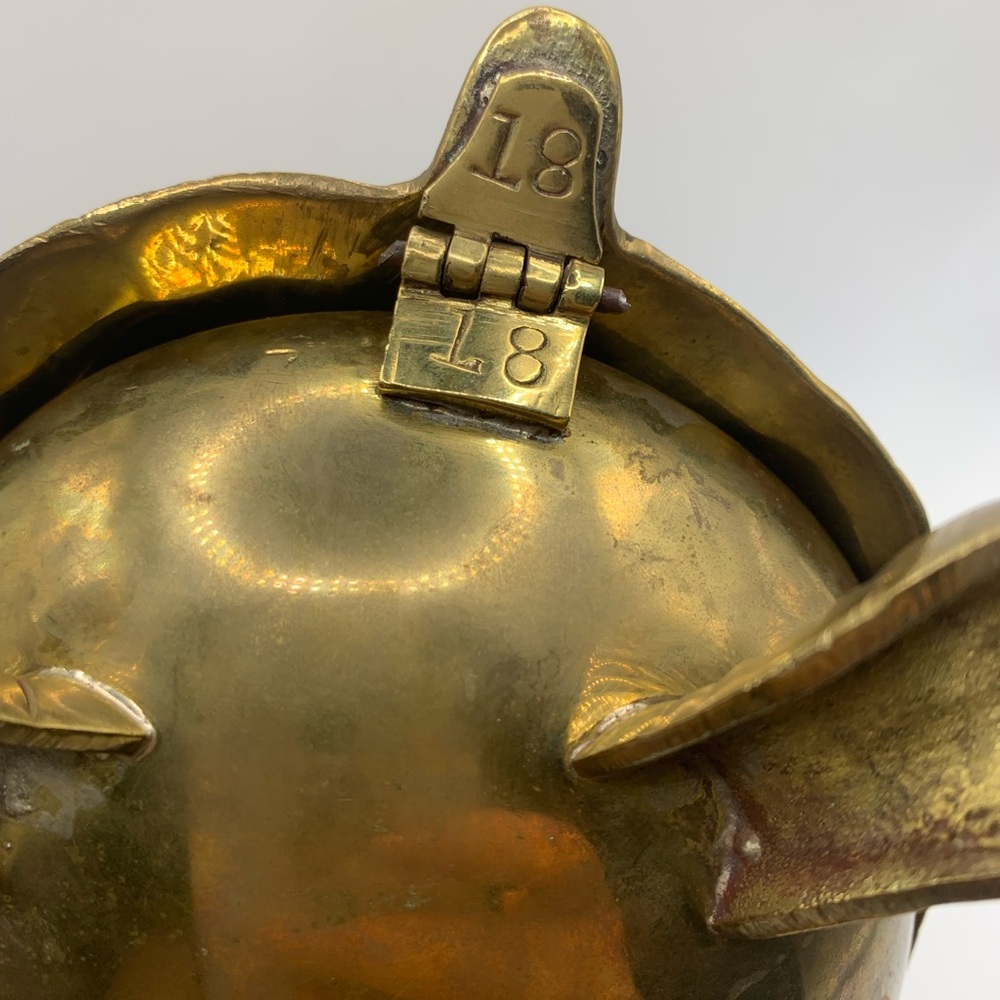 Vintage brass turtle trinket box hinged lid - Picture 3 of 6